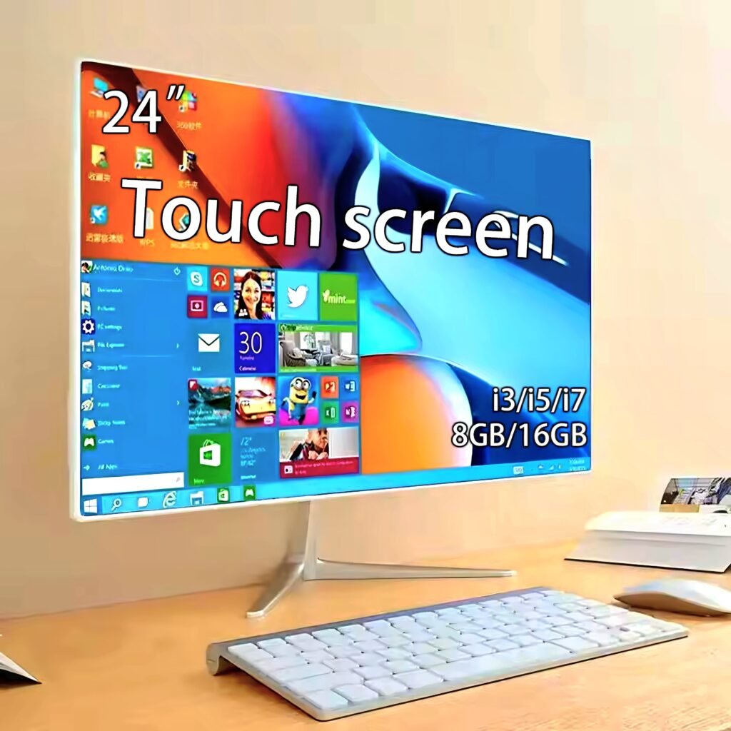 24 inch touchscreen all in one gaming PC desktop setup review