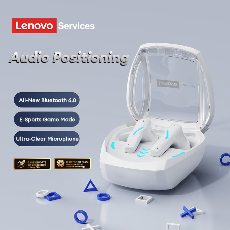 Lenovo GT100 Bluetooth 6.0 gaming earbuds with charging case review