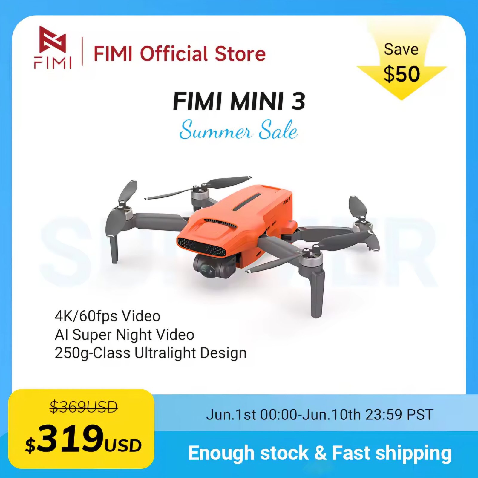 FIMI MINI 3 drone review - 4K 48MP camera drone at $319