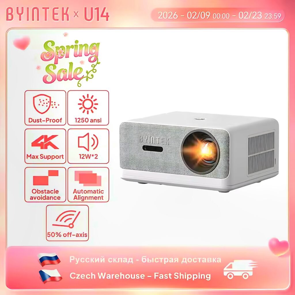 BYINTEK LOVE U14 Smart Projector Review and Spring Sale Deals