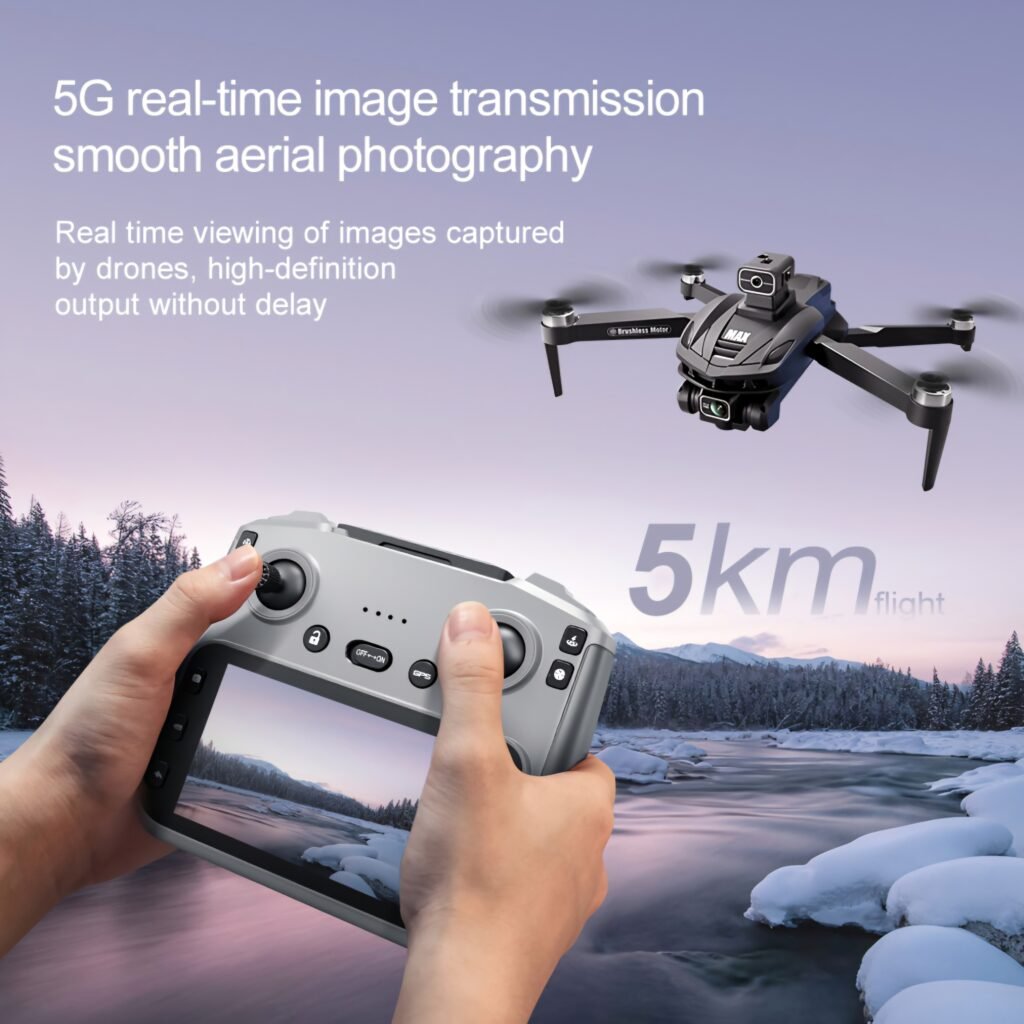 V168 Pro MAX Drone Review - 5G screen remote controller with 5km range
