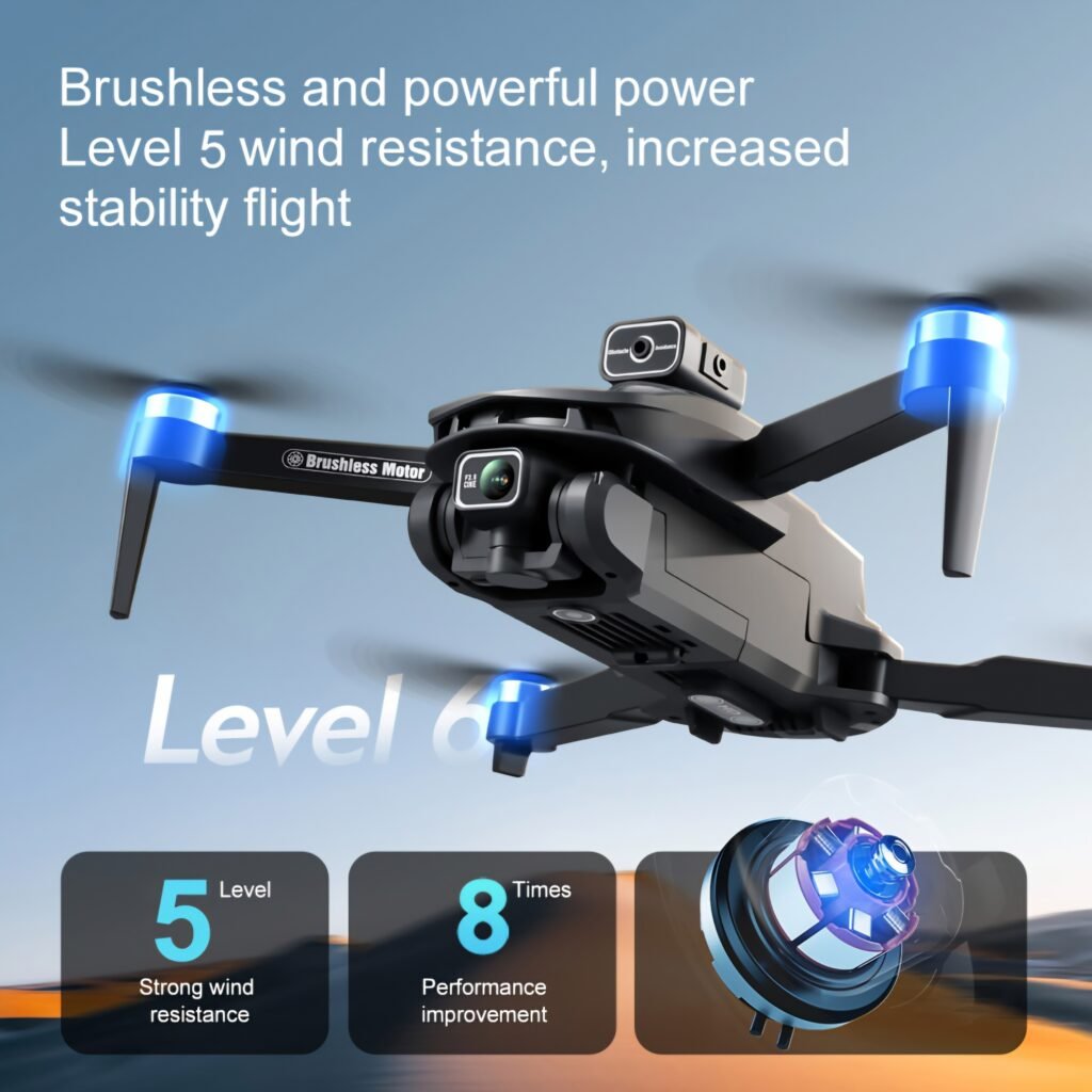 V168 Pro MAX Drone Review - Level 5 wind resistance flight test