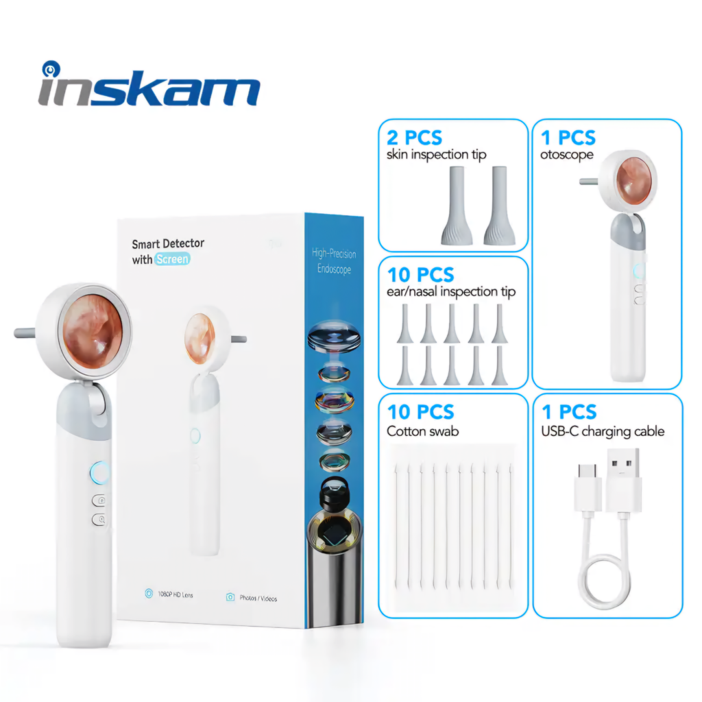 Inskam Smart Detector kit with screen and ear cleaning