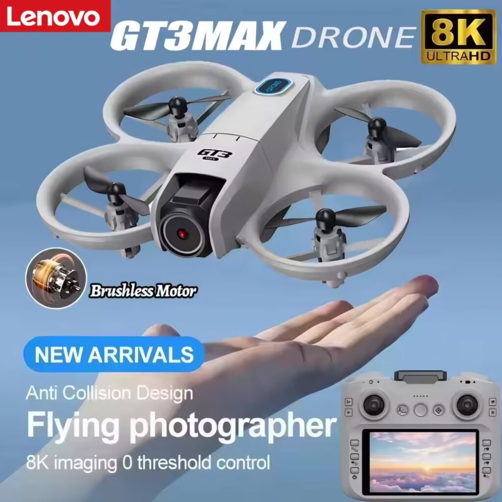 GT3 Max Drone Review - a white mini drone with its FPV remote control