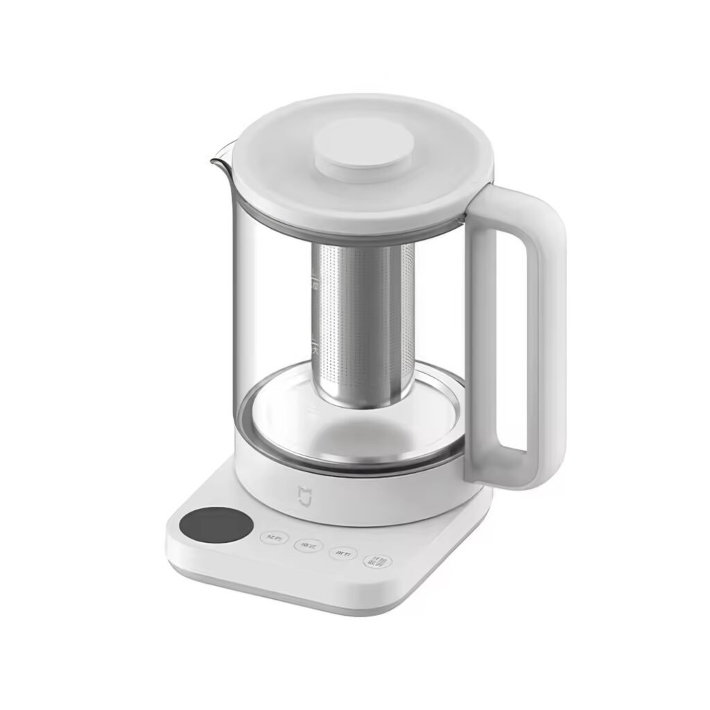 Xiaomi Mijia N1 Health Pot Review: Sleek minimalist design of the smart glass electric kettle.
