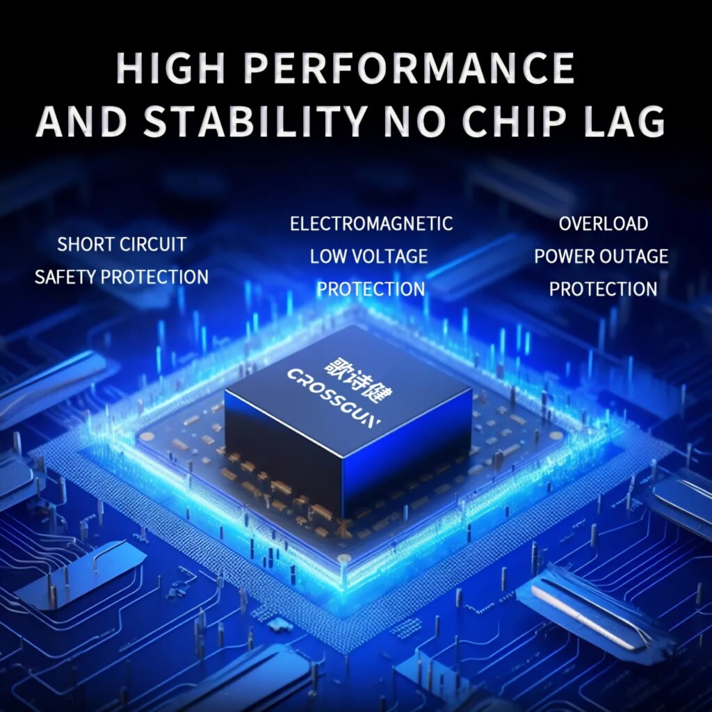 CROSSGUN jet fan high performance chip and safety protection