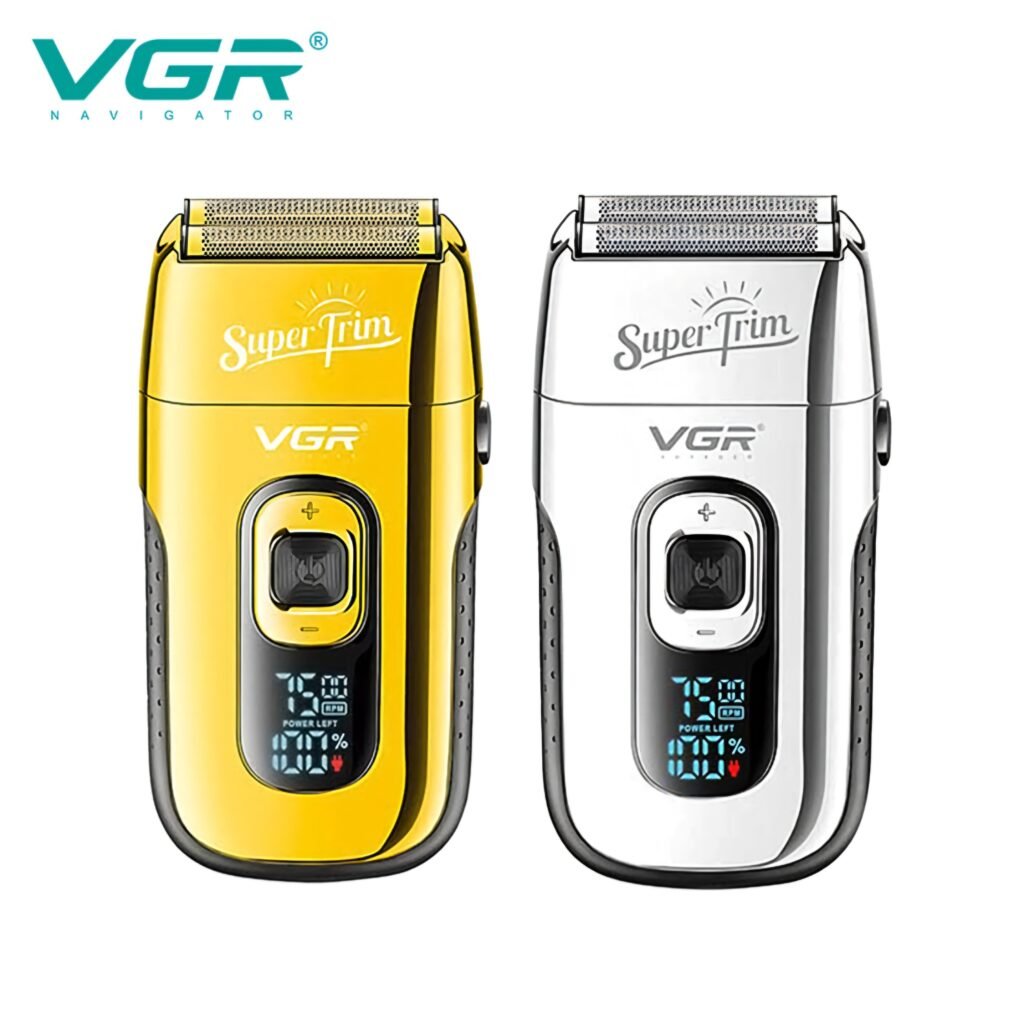 VGR V-332 Review: Professional budget foil shaver for men in gold and silver.