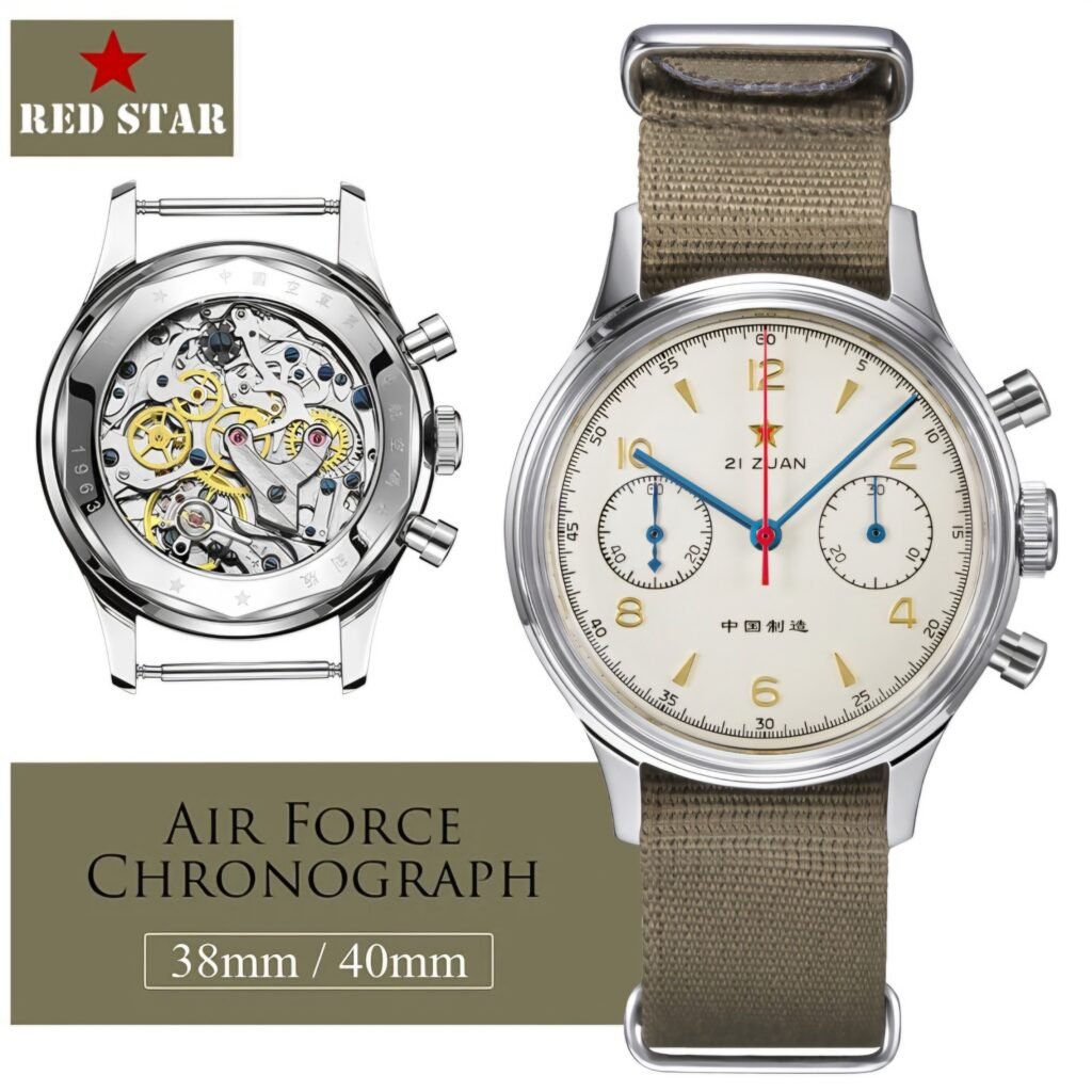 Seagull 1963 Red Star Mechanical Chronograph Watch Review
