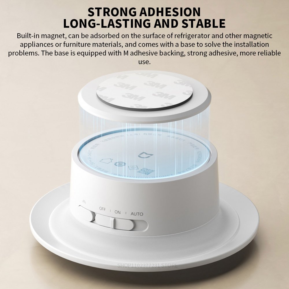 Xiaomi Mijia Night Light 3 magnetic base and strong adhesive mounting design