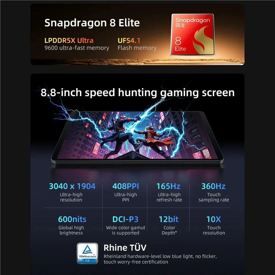 Lenovo Legion Y700 Gen 4 Snapdragon 8 Elite and gaming display specifications