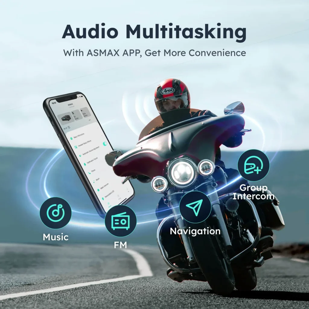 ASMAX S1 Review audio multitasking with music and navigation app