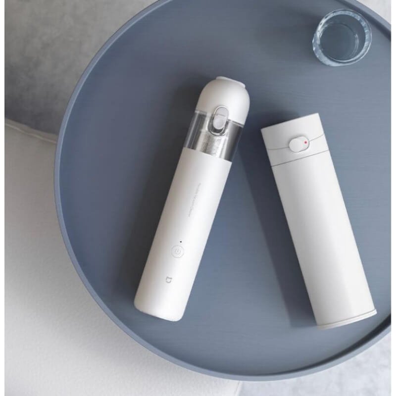 Xiaomi Mijia Portable Handheld Vacuum Cleaner parts and sleek design.