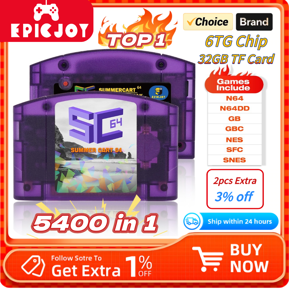 EPICJOY SummerCart 64 Review N64 flashcart