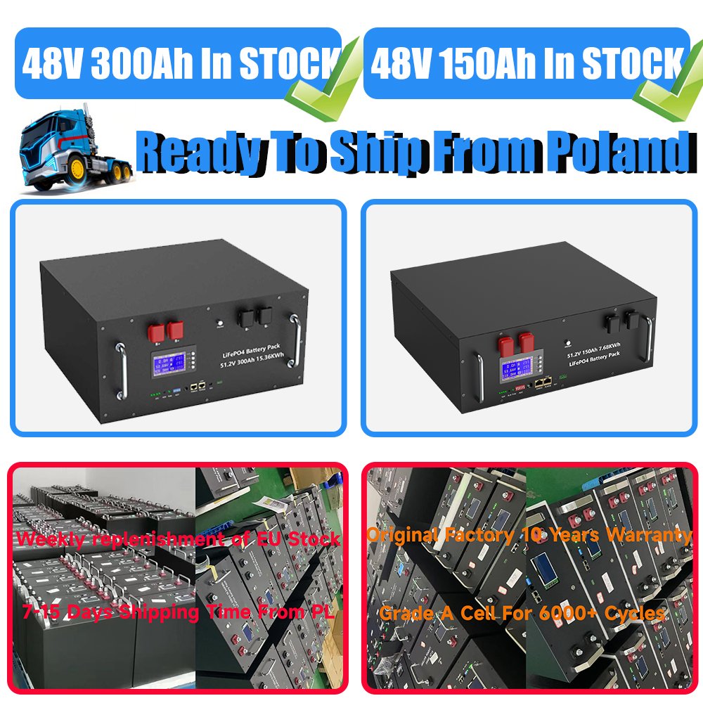 JOMA 48V 300Ah lithium battery available in Poland stock for fast delivery