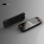 AYN Odin 3 Android handheld gaming console front and back view in black color