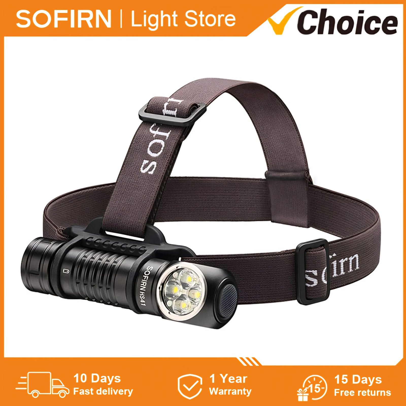 Sofirn HS41 review showing 4000lm brightness and 21700 battery features