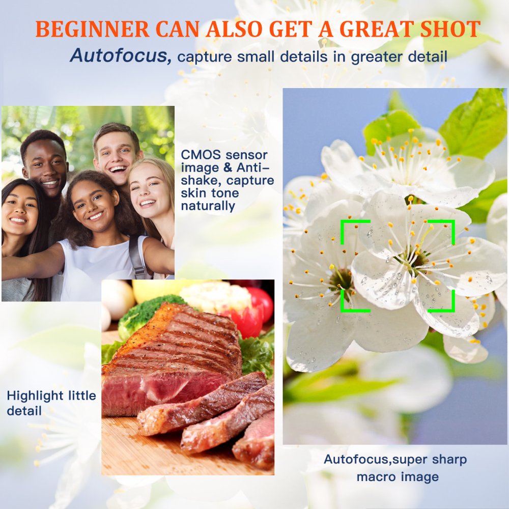 High-precision autofocus and sharp macro photography examples demonstrated by the best vlogging camera 2025 for beginners.