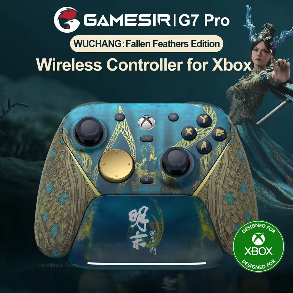 GameSir G7 Pro WUCHANG Fallen Feathers Edition wireless Xbox controller showcase