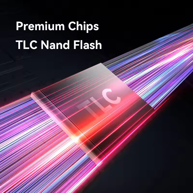 Premium TLC NAND Flash chips in Movespeed ssd for best gaming m 2 ssd durability
