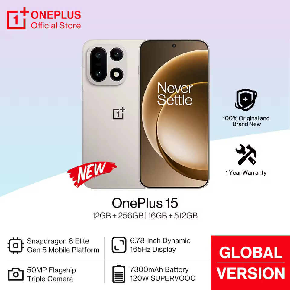 OnePlus 15 smartphone specifications and features