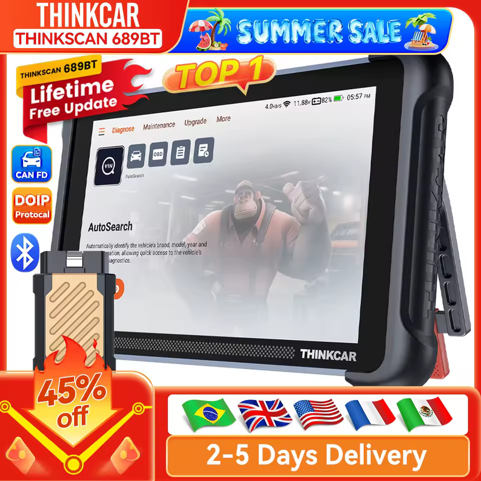 Thinkscan 689BT Review: professional bidirectional scan tool for vehicle diagnostics