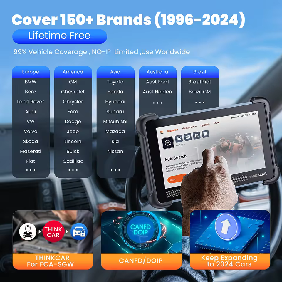 Best bidirectional scan tool compatible with over 150 global car brands