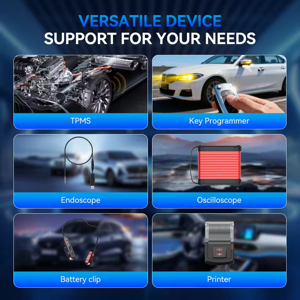 Versatile obd2 scanner supporting TPMS and key programming features