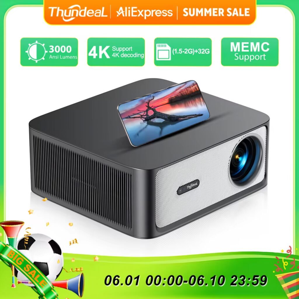 ThundeaL TD98Pro 3000 ANSI Lumens 4K Smart Projector Review