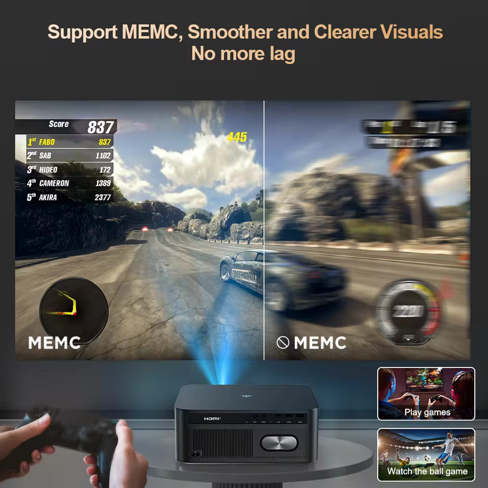 ThundeaL TD98Pro MEMC technology for smooth motion and gaming visuals