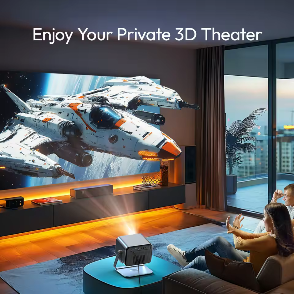 VEVSHAO V80 private 3D theater mode with active shutter 3D technology