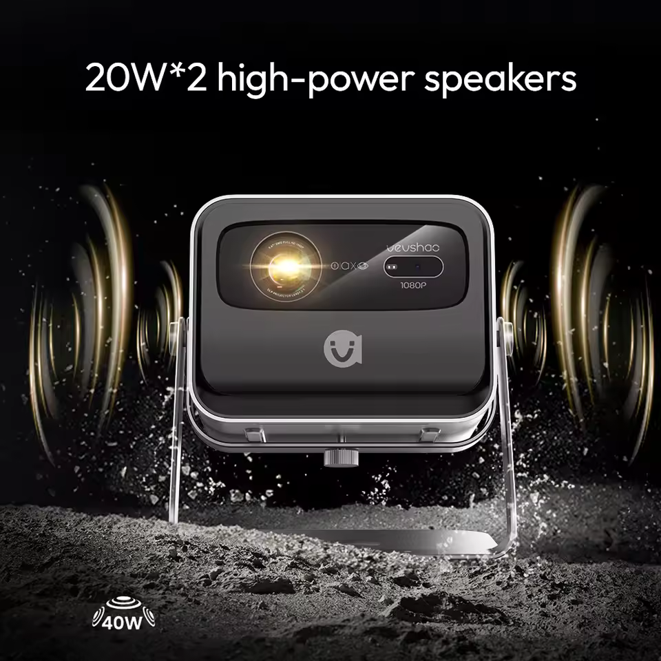 VEVSHAO V80 dual 20W high power speakers for immersive cinematic sound quality