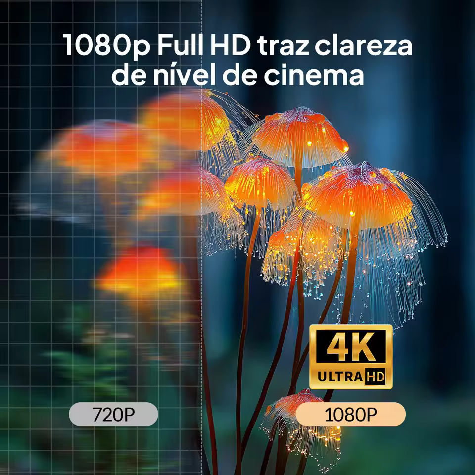 VEVSHAO V80 native 1080p full HD resolution vs 720p image quality comparison