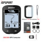 iGPSPORT BSC200 review showing the best budget GPS bike computer with ANT+ sensor support and route navigation