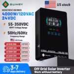 Sumry 4KW vs ECO-WORTHY 3500W solar inverter comparison review showing the best budget off grid hybrid systems