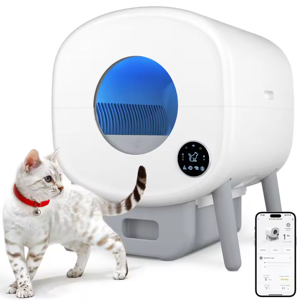 Fumoi smart self-cleaning litter box and DOEL 65L for multi-cat households