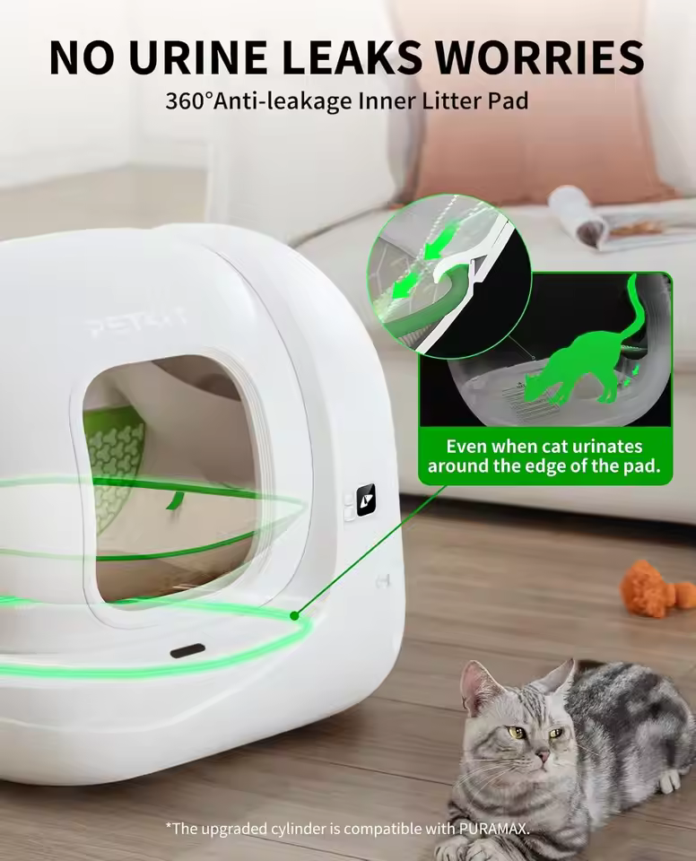 PETKIT PuraMax 2 leak proof inner litter pad for a clean smart litter box environment