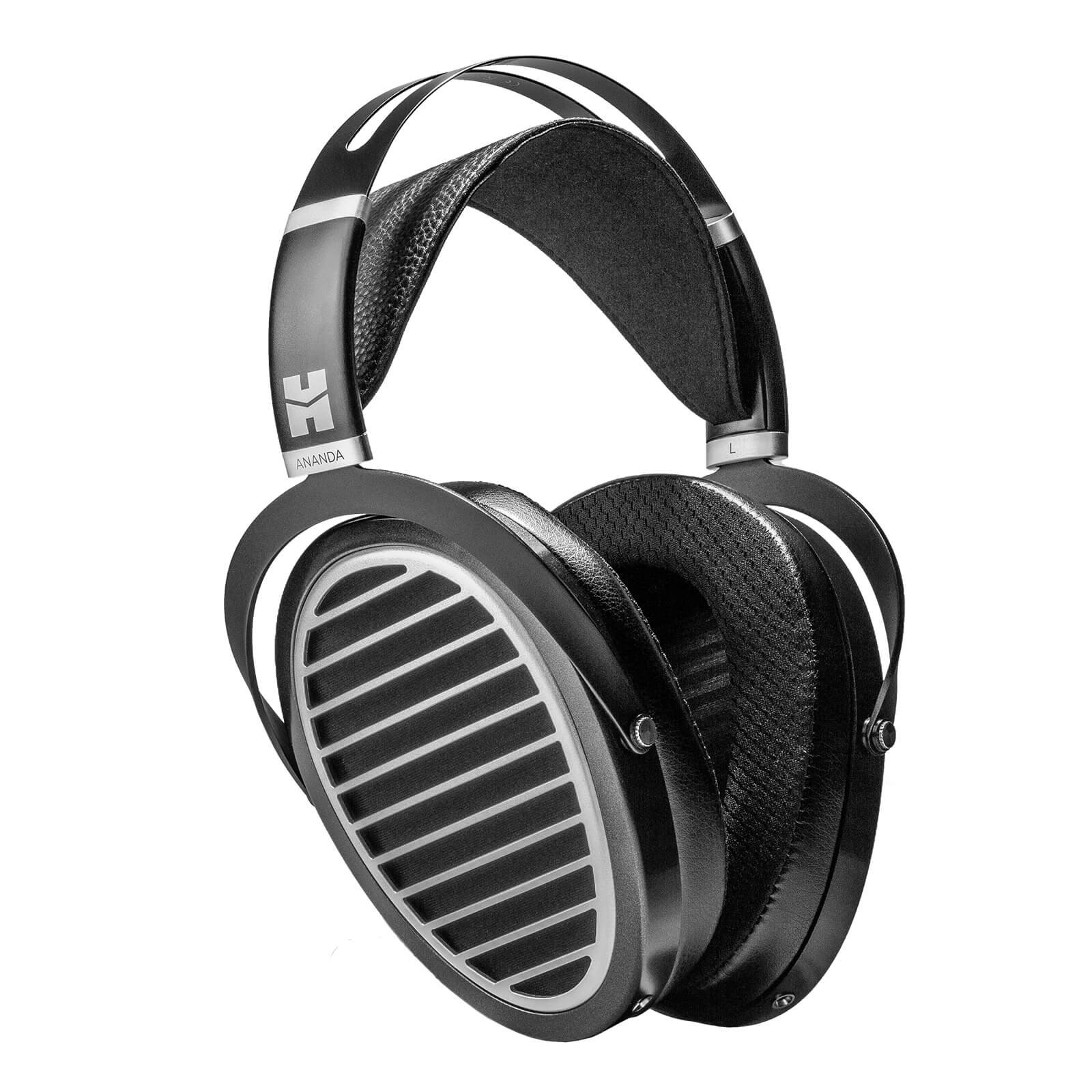 Stylish black over-ear headphones.