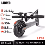 foldable electric scooter LADPED LP60 with 350W motor and 19mph top speed