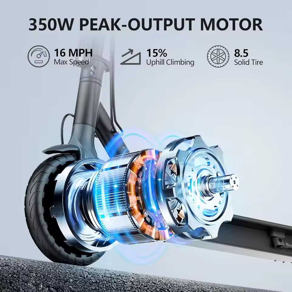 Technical view of the 350W peak output motor for LADPED LP60 performance test