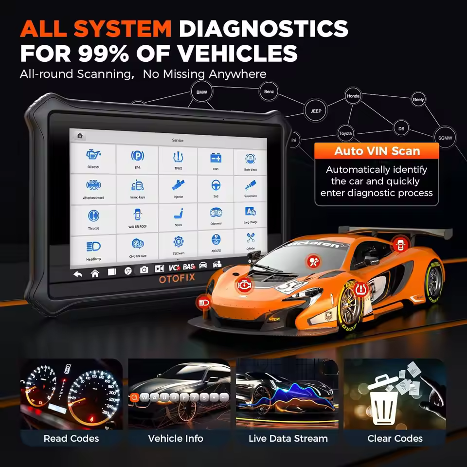 OTOFIX D1 Lite all-system diagnostics for 99% of vehicles