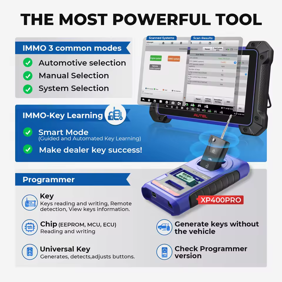 Autel IM608 Pro II Review - IMMO functions and smart mode as the best key programming tool for locksmiths 2025.