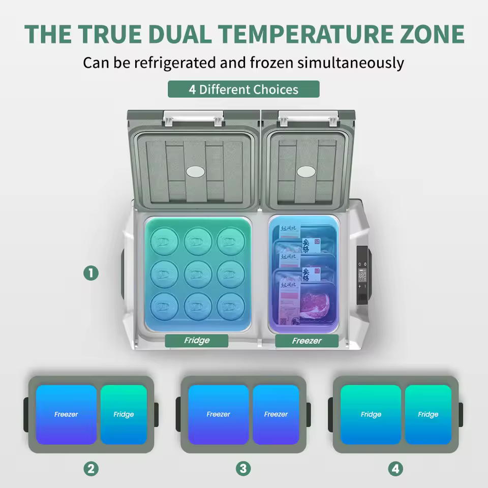 Alpicool NLS portable refrigerator ECO mode 45W and MAX mode 60W energy consumption