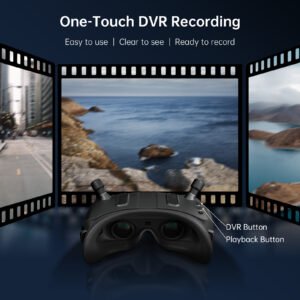 Walksnail Avatar HD Goggles X one-touch DVR recording feature