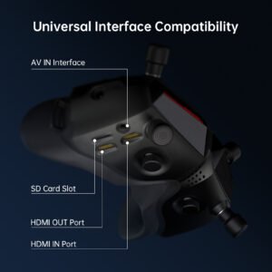 Walksnail Avatar HD Goggles X universal interface AV IN HDMI ports