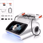 Portable RET CET diathermy body slimming machine with interchangeable probes and touchscreen