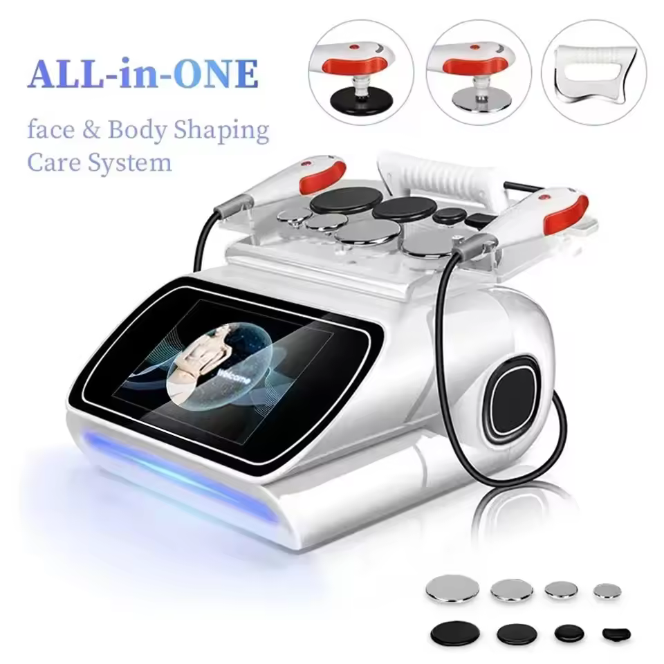 All-in-one face and body shaping RET CET diathermy machine with interchangeable probes