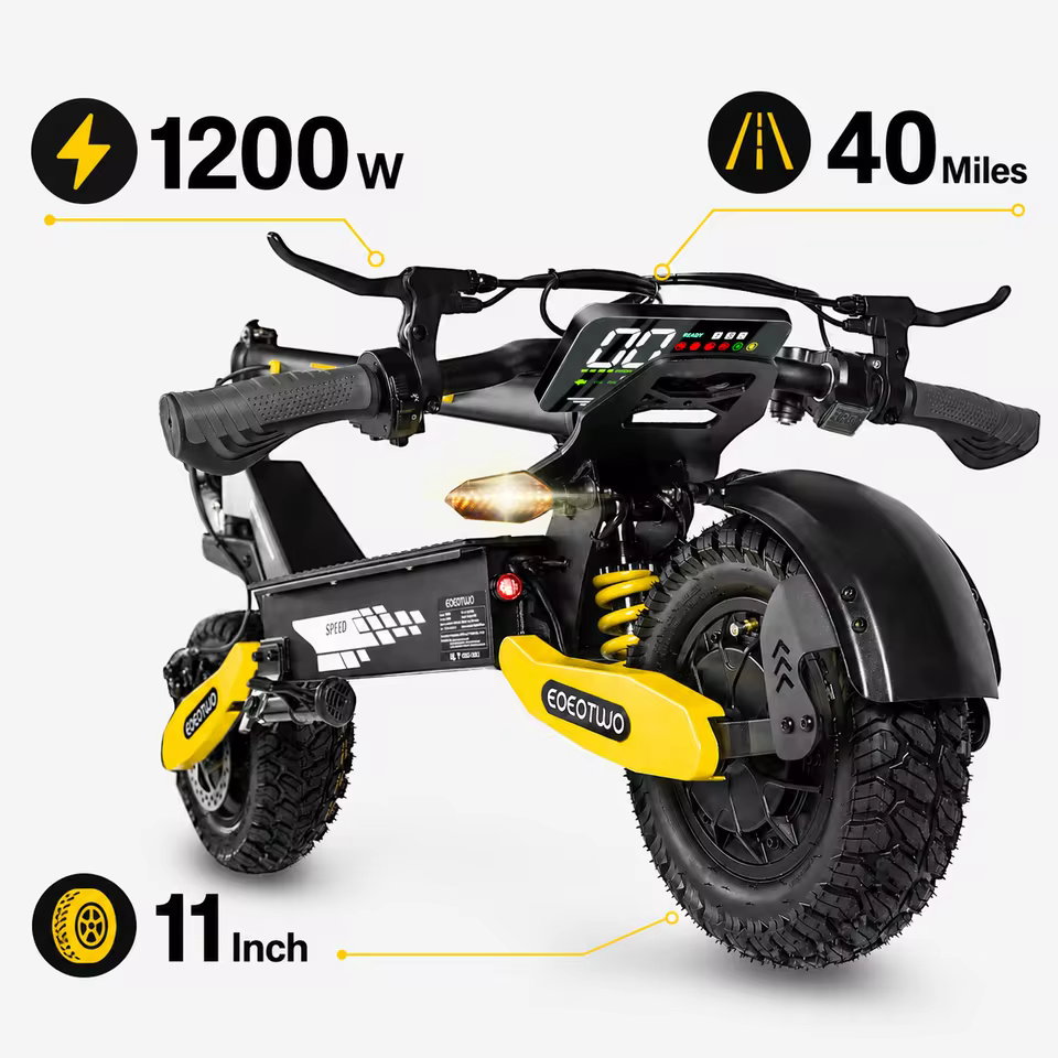 best electric scooters 2026 - EOEOTWO 1200W off road electric scooter