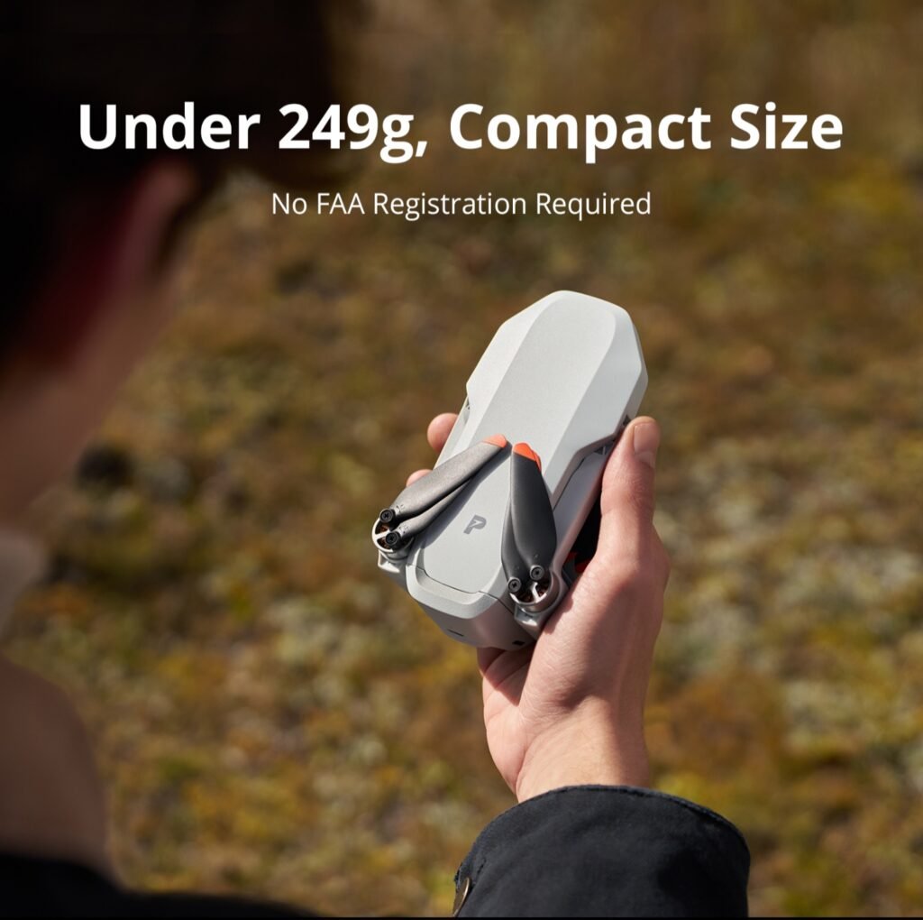 best drone under 249g - Potensic ATOM 2 compact drone no FAA registration required