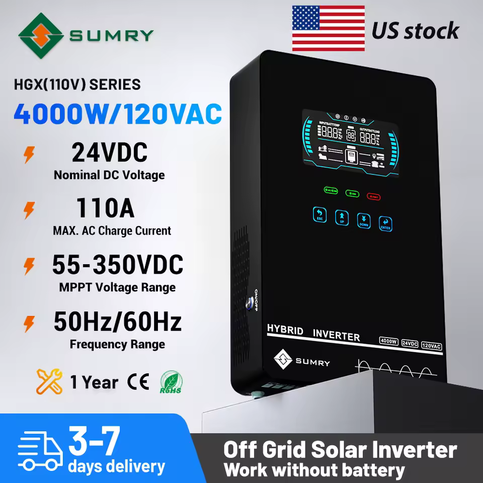 hybrid solar inverter - Sumry 4KW off grid hybrid solar inverter