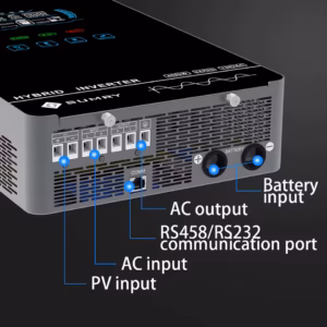 hybrid solar inverter - Sumry HGX AC output PV input RS485 communication ports